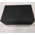 Handmade Black Tea Leather Packaging Box For Gift